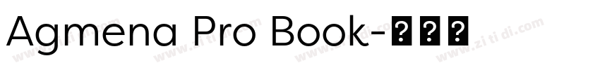 Agmena Pro Book字体转换